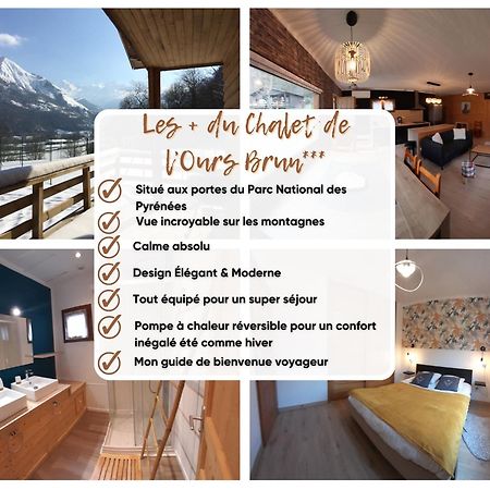 Chalet de l'Ours Brun, gîte 3 étoiles Gere-Belesten Extérieur photo